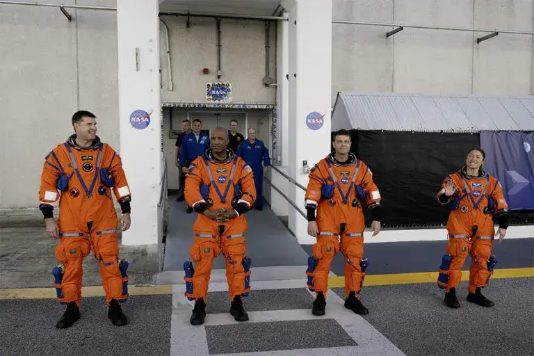 Crew depart the Neil A